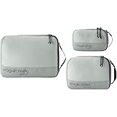 Eagle Creek Pack-It Reveal Cube Set, XS/S/M, Storm Grey | Packing Cubes for Compartmentalizing Luggage, Durable, Ultra-Lightweight, Breathable, Easy Grab Zipper, Mesh Windows
