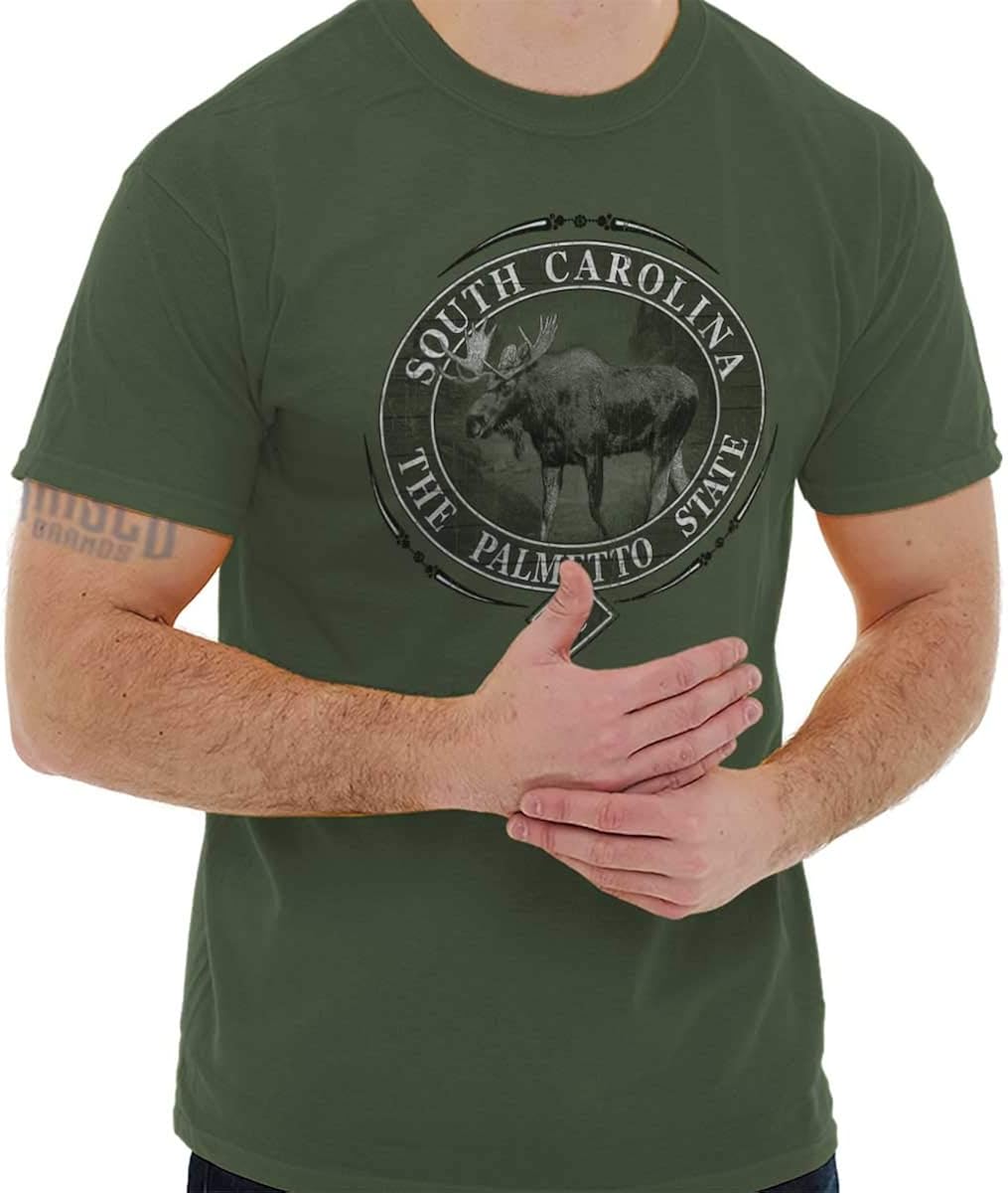South Carolina Palmetto State Wild Moose SC T Shirt
