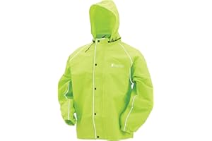 FROGG TOGGS Men's Road Toad Reflective Waterproof Rain Jacket
