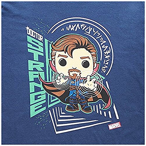 Doctor Strange Love Marvel POP Tees! Large or Medium Tee T-Shirt Men s Navy (Small)
