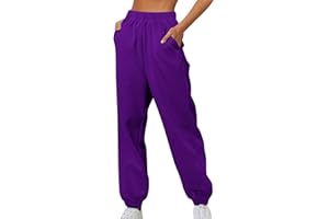 OIUCVGB Sweatpants for Women Cinch Bottom Drawstring Elastic Waist Pants Athletic Yoga Joggers Lounge Trousers with Pockets