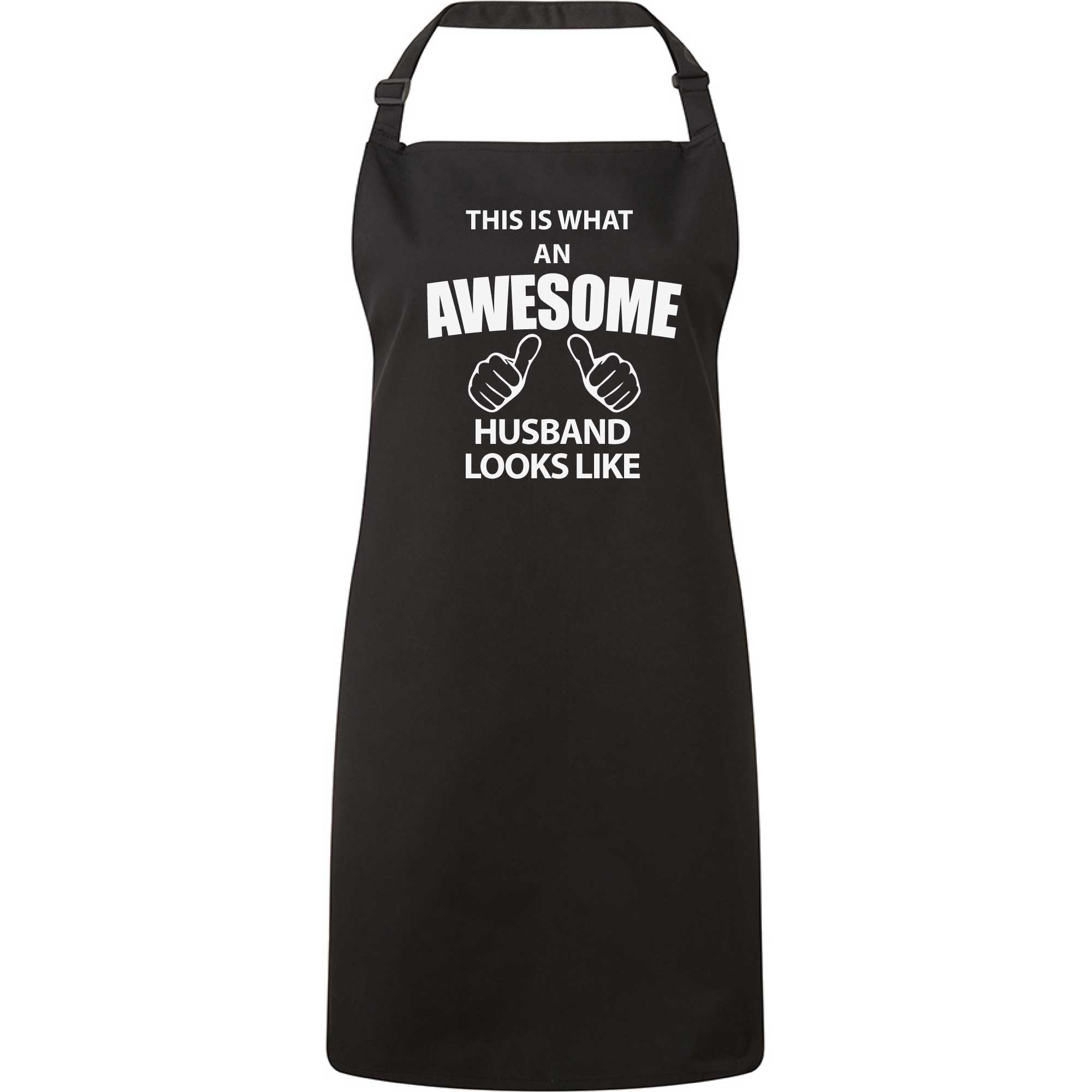 60 Second Makeover Limited This Is What An Awesome Husband Looks Like Black Apron Novelty Gift Chef House Warming Kitchen Present Valentines Day