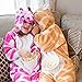 Emolly Kids Giraffe Onesie Animal Pajama Costume - Soft and Comfortable With Pockets! Fun As a Costume or Pajamas - 5% Of Sales Donated To San Diego Zoo Global Wildlife conservancy