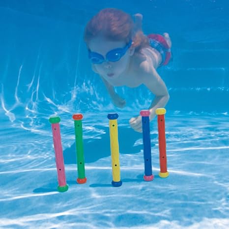 kids diving sticks
