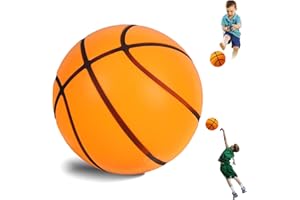 NIVILLE Silent Basketball Dribble Dream Silent Basketball for Various Indoor Activities Airless Basketball Hush Handle Silent Foam Basketball
