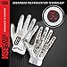 Grip Boost Stealth Football Gloves Pro Elite (White, Medium)
