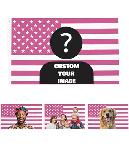 Banderas De Poliéster Con Bandera Rosa De Color Sólido De 3x5 Pi