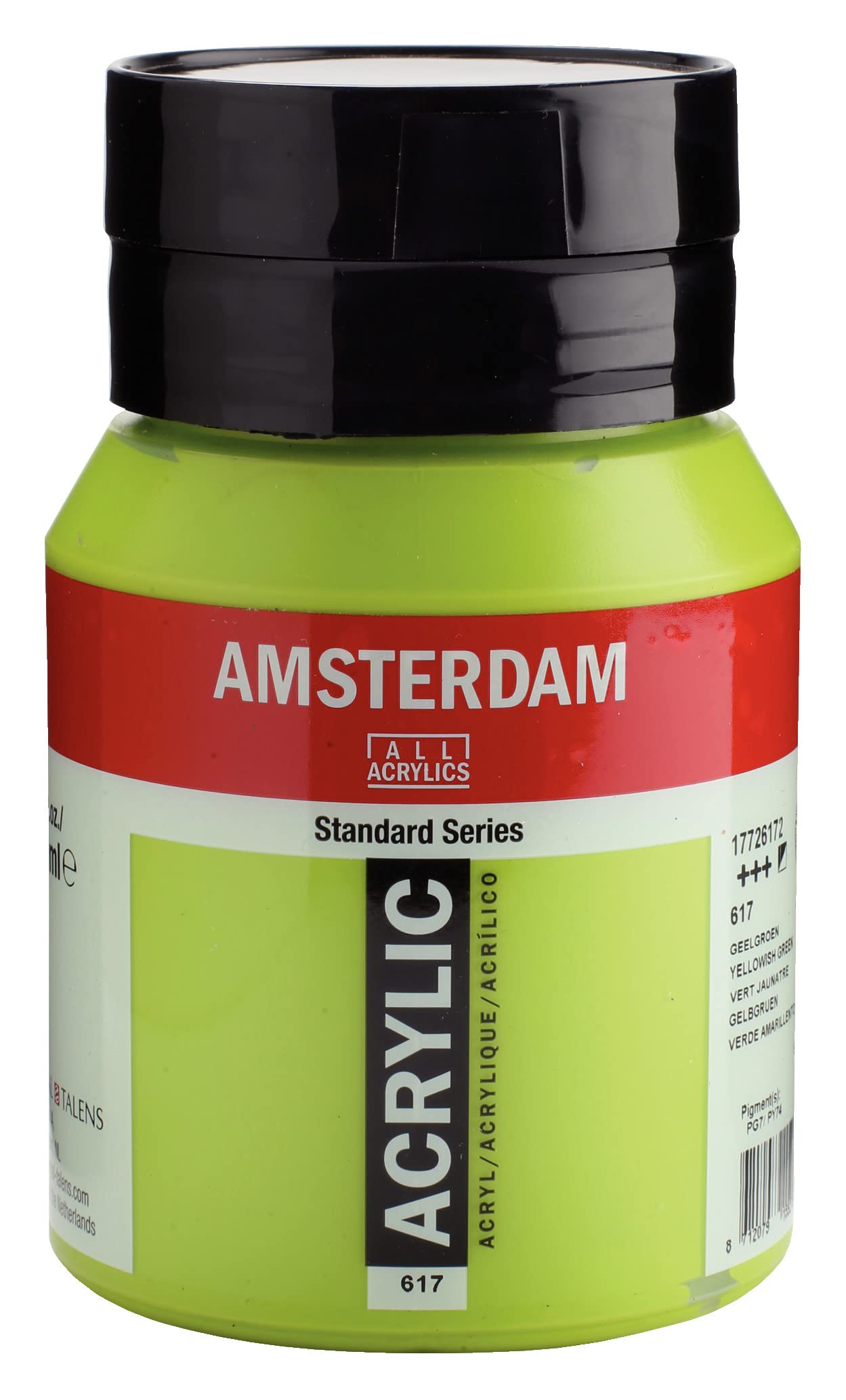 Amsterdam Standard Series Acrylic Jar 500 ml Yellowish Green 617 (17726172)
