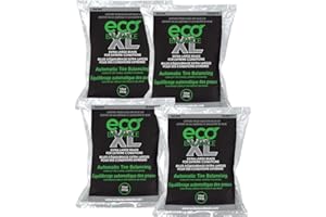 ECO Balance 10-ECOXL4 ECO XL Extreme Condition Tire/Wheel Balancing Beads - Off-Road Vehicles, Light Duty Truck Tires, (4) 10oz Balance Bead Bags, (4) Valve Caps