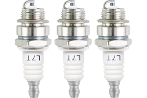SUPTIZIZKZ 3Pcs L7T Spark Plugs for 36cc 43cc 47cc 49cc 52cc 2-Stroke Small Engine Chainsaw Trimmer Mower Blower Brushcutter Replace NGK BPMR7A BPM7A Champion RCJ6Y RCJ7Y Spark Plug