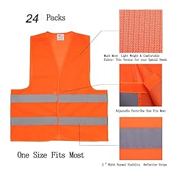 zojo Normal Visibility Safety Vests,24