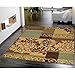 Ottomanson Machine Washable Damask Design Non-Slip Rubberback 3x5 Traditional Area Rug for Living Room, Bedroom, Kitchen, 3'3