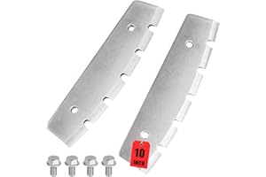 Looptek 28345 Ice Power Auger Blades Replacement Fits for Eskimo 10” Quantum, Rocket Augers, Stainless Steel, Screws Included