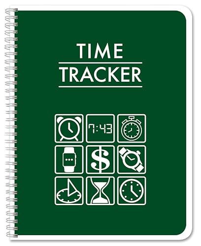 Time Tracking Notebook BookFactory Time Tracker Notebook/Work Hours Log Book Business Time ...