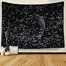 Mandala Tapestry Wall Tapestry Bohemian Wall Hanging Tapestries Wall Blanket Wall Art Wall Decor Beach Tapestry Sunset Tapestry Indian Wall Decor (59.1" x 82.7", Moon Constellations)