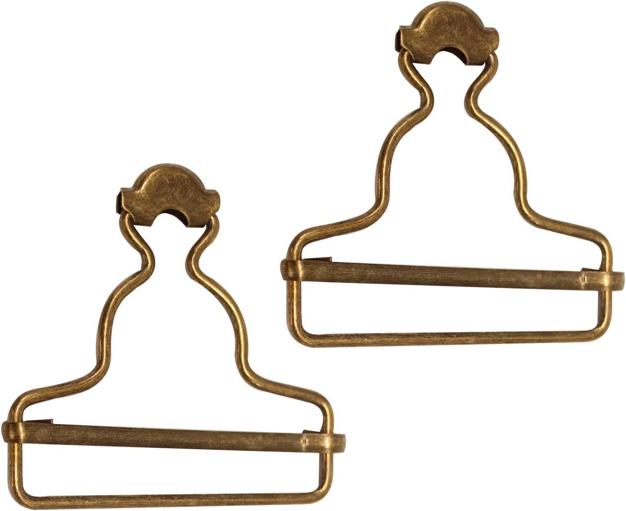 Trimming Shop 45mm Dungaree Buckles, Heavy-Duty Metal Clip Fasteners for Braces Overalls, Jumpsuits, Kids' Clothing - Image 4