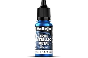 Vallejo True Metallic Metal 77171 (Airbrush) Sapphire Blue (18ml)