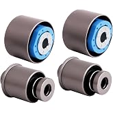 Rear Axle Suspension Bushing Kit for Trailing Control Arm, Compatible With Ford Fusion 2013&ndash;2020 Mondeo MK5 Edge Taurus Mustang, Polyurethane Aluminum Replaces FR3C3C270AA F2GC5K653AXB (2 Pair)