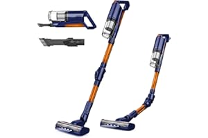 whall Cordless Vacuum Cleaner, Upgraded 25Kpa Suction 280W Brushless Motor 4 in 1 Lightweight Handheld Stick Vacuum Cleaner for Home Pet Hair Carpet Hard Floor, up to 55mins Runtime