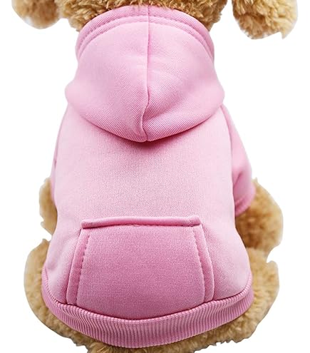 Dog Hoodie BRKURLEG With Ear Wraps Dog Turtleneck Sweatshirt Dog