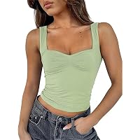 Women's Cotton Racerback Crop Tank Top - Slim Fit Sleeveless For Yoga & Casual Wear - View #11