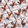 BLISSWILL-48Pcs-Butterfly-Fly-Fishing-Lures-Dry-Flies-Set-Floating-Flies-Hooks-for-Bass-Salmon-Trout