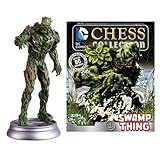 DC Superhero Swamp Thing White Pawn Chess Piece with Collector Magazine