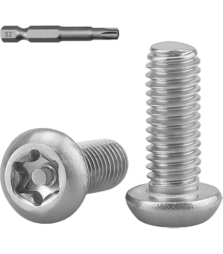 Amazon.com: Torx 6-Lobe Pan Head Machine Screw 18-8 Stainless