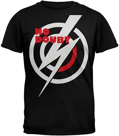 Amazon Com No Doubt Bolt T Shirt Black Clothing Amazon Com No Doubt Bolt T Shirt Black Clothing