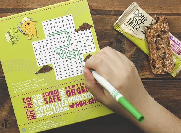 DON’T GO NUTS NUT-FREE ORGANIC CHEWY GRANOLA BARS, CHOCOLATE CHIP, 12 COUNT, NON GMO, GLUTEN FREE