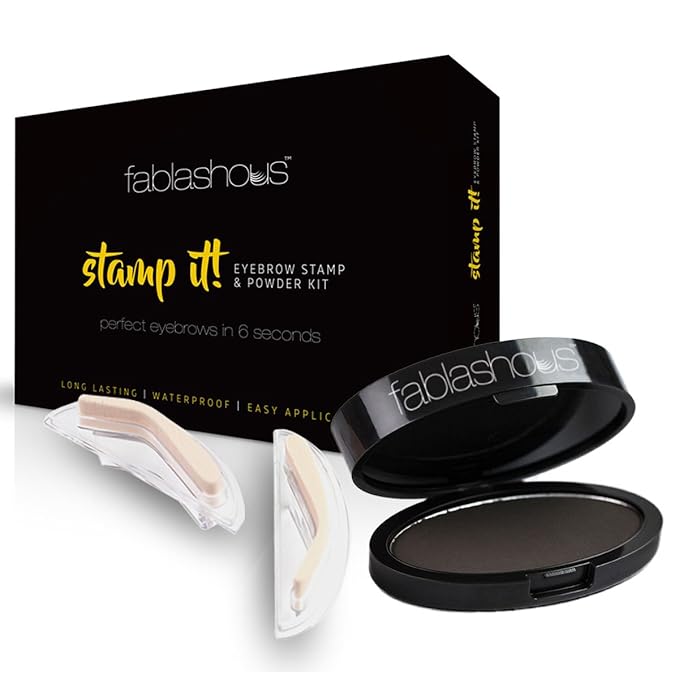 title=Fablashous, Stamp It, set con timbro e ombretto per sopracciglia, set a lunga