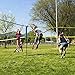 Park & Sun Sports Tri-Ball Volleyball: Portable Outdoor 3-Way Net System, Professional Series