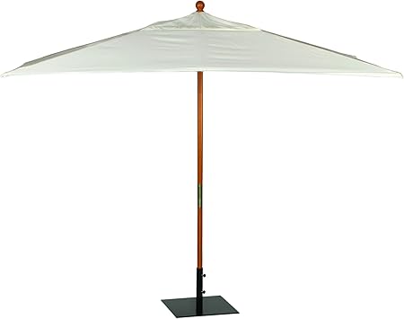 Amazon Com Oxford Garden Sunbrella 10 Foot Rectangular Market Umbrella Natural Patio Umbrellas Garden Outdoor