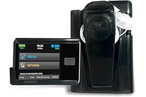 PUG PROTECTIVE GEAR (2023-24 Model) A1C Pump Case, 360 Rotating Case for Tandem Tslim, t:Slim X2, t:Slim G4, Insulin Pump Case Holder for Diabetes (Black)