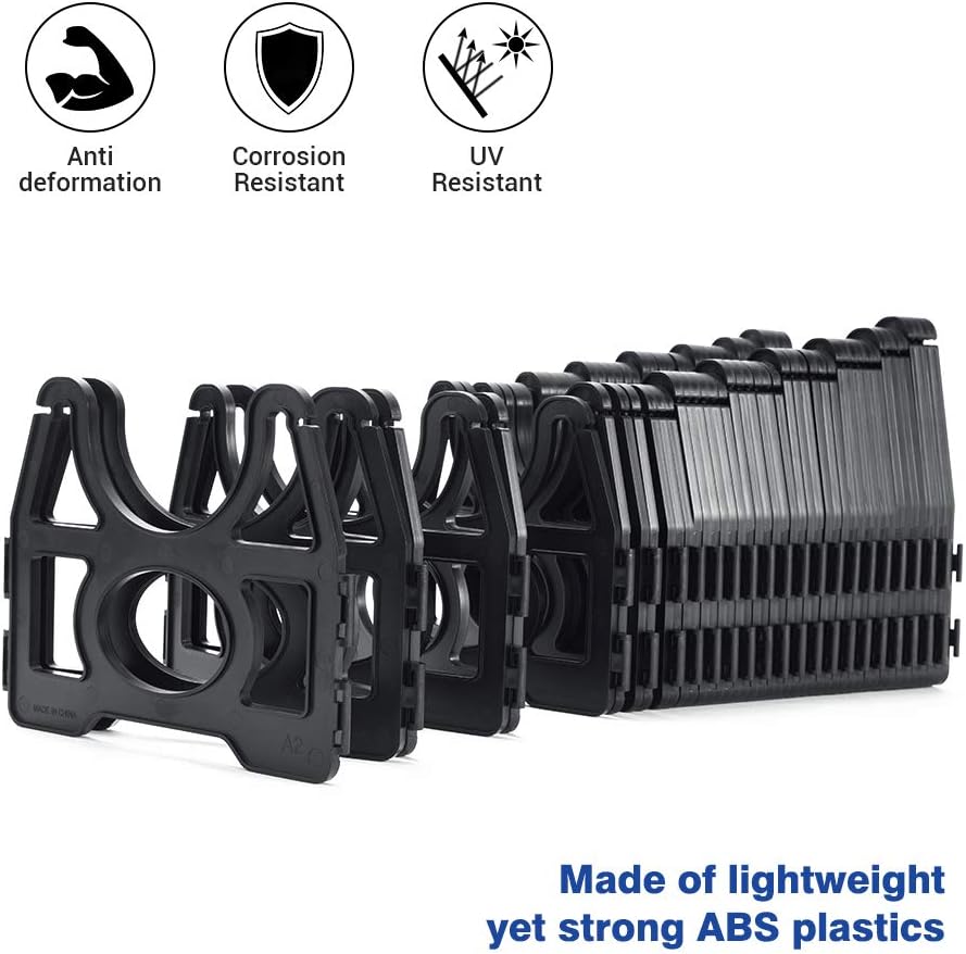 Sewer Hose Carriers & Fittings Wont Creep Closed,Holds Hoses in Place