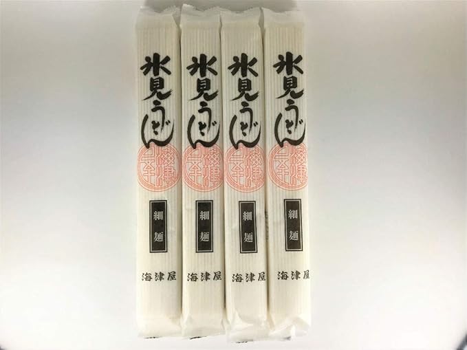 Amazon 海津屋 氷見うどん 4個セット 乾麺 細麺 海津屋 うどん 通販