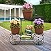Sorbus Garden Cart Stand & Flower Pot Plant Holder Display Rack, 6 Tiers, Parisian Style – Perfect for Home, Garden, Patio (Bronze)thumb 2