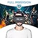 Virtual Reality Headset by NSInew – Truly Immersive VR Headset or 3D VR Glasses for Games – Adjustable, Comfortable & Widely Compatible – Magnetic Front Cover – Includes Bluetooth Remote & Headphones