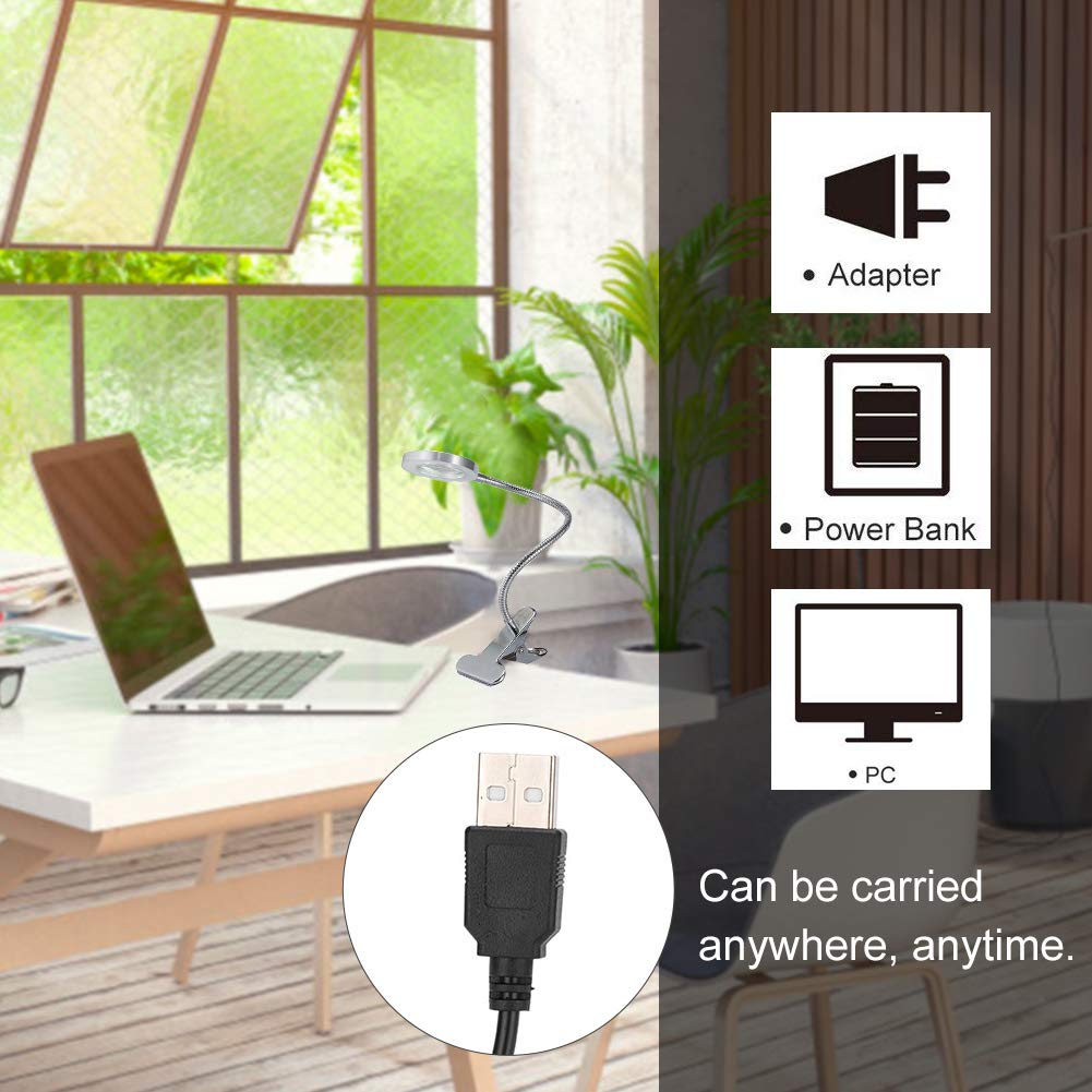 lupa led lampara de escritorio