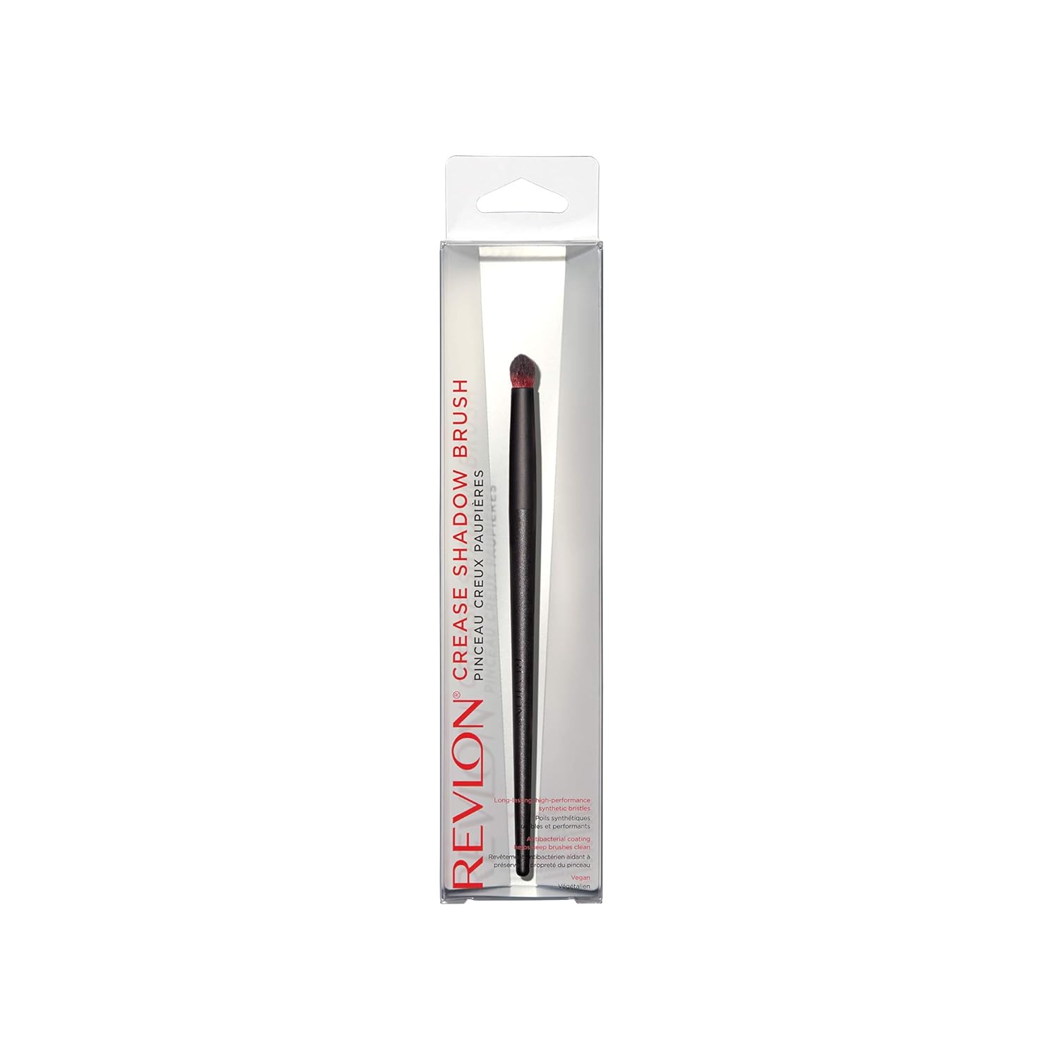 Revlon Crease Shadow Brush, Tapered Eyeshadow Makeup Brush for Blending, Vegan and Antibacterial Coated: Beauty
