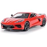2020 Chevrolet Corvette C8 Stingray Red Timeless Legends 1/24 Diecast Model Car by Motormax 79360