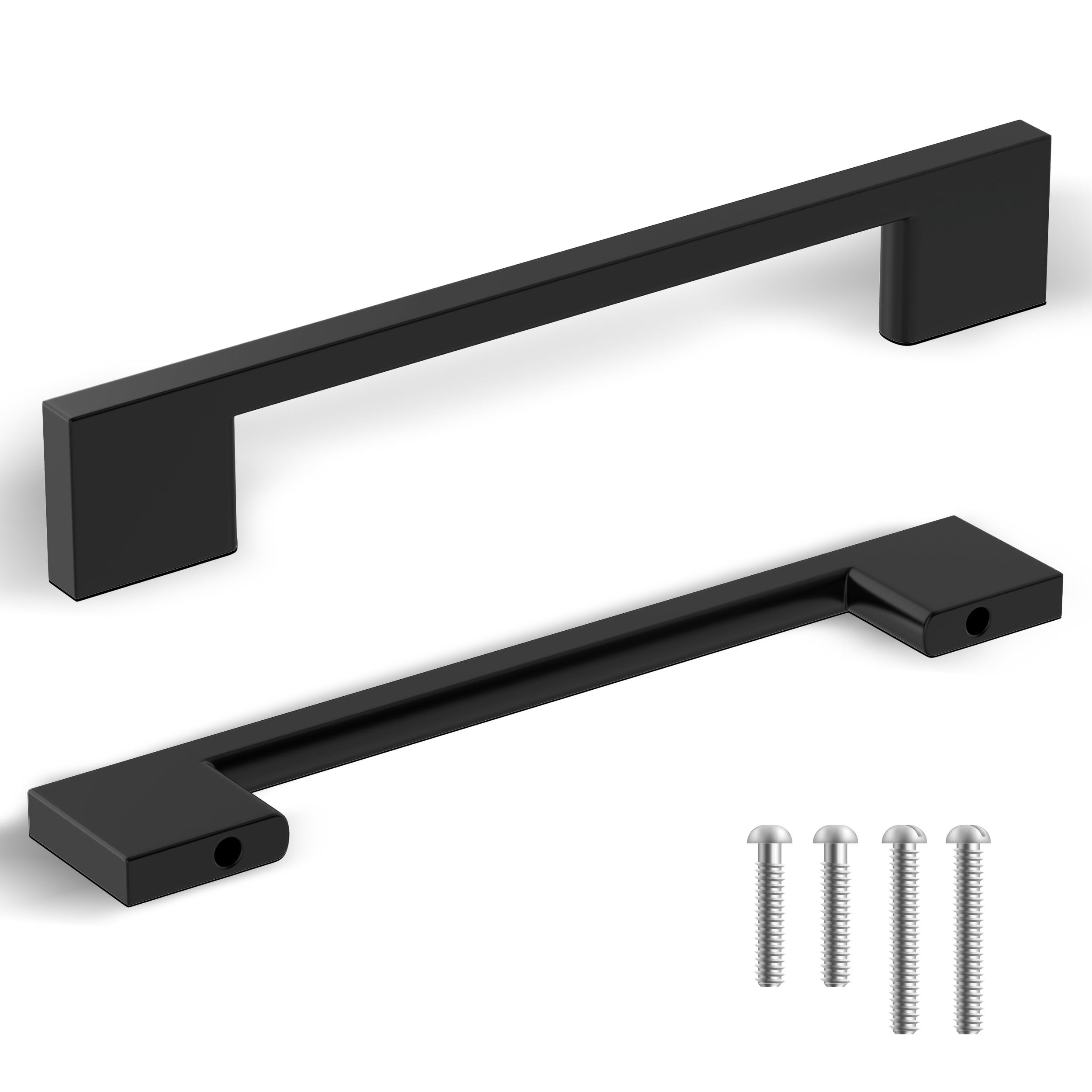 Photo 1 of ***STOCK PHOTO FOR REFERENCE ONLY***
Southern Hills Matte Black Cabinet Pulls - 5 Pack 128mm - Handles for Kitchen Drawers - Vanity Hardware for Bathrooms - Closet Doors and Dresser Pull SH3229-128-BLK-5