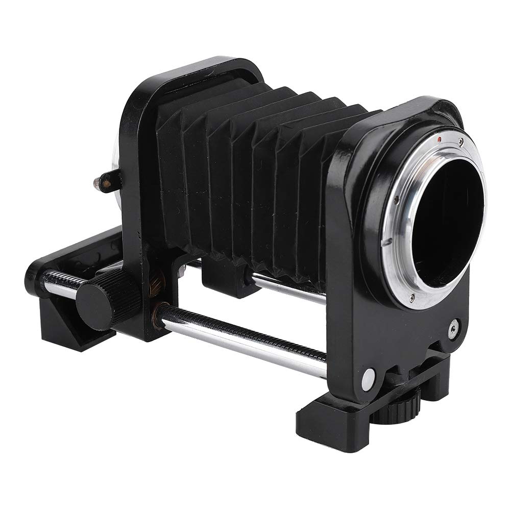 Macro Professional Bellows for Nikon, Macro Bellows Black Aluminium Alloy High Quality for Nikon DSLR Cameras (For Nikon)