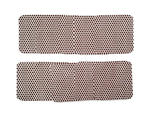 Rounded Square Match Strikers - Pack of 10 (Honeycomb Pattern, 2")