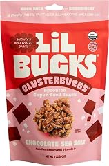 Clusterbucks Superfood Clusters – Grain-Free, Keto-Friendly Granola with Regeneratively Grown Sprouted Buckwheat– Gluten-Free