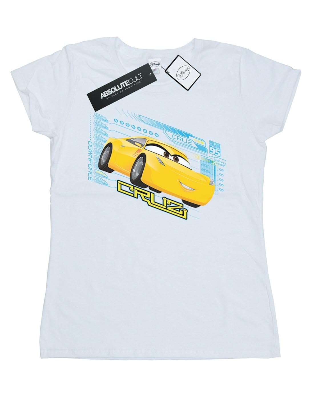 Disney Womens Cars Cruz Ramirez T-Shirt Tops & Tees Knits & Tees