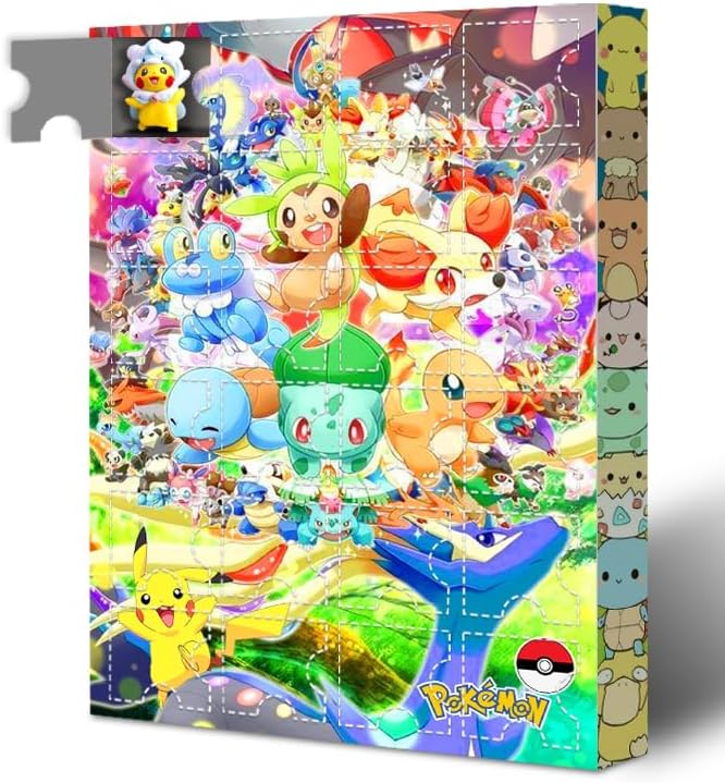 Advent Calendars - Advent Calendar 2023-24 Days of Anime Action Figure Set - Christmas Countdown Calendars Gifts for Girls Boys Kids Teens Toddlers