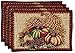 Fall Harvest Collection - Tapestry Cornucopia with Pumpkins and Fruits Design - 13