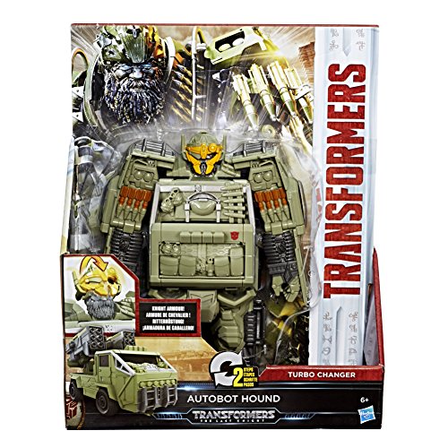 Hasbro C3137 Transformers, Movie 5 Knight Armor Turbo Changer Autobot Hound, Actionfigur – Bild 4