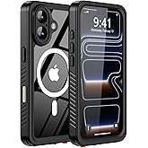Comboproof for iPhone 17 Case: Waterproof Phone Case Shockproof Dustproof IP68 Full-Body Hard Case Built-in Screen Protector Underwater Outdoor Waterproof Cover for iPhone 17,6.3 in (Black)